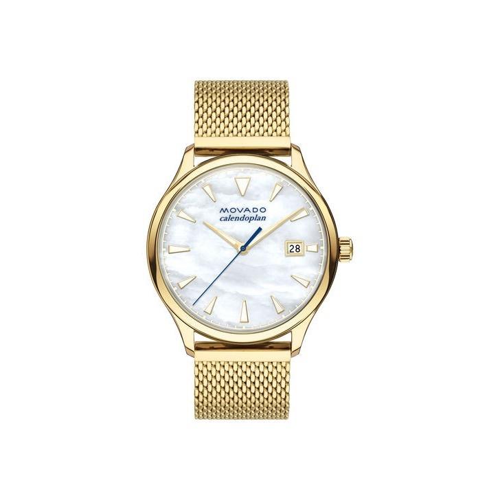 Movado Women&#39;s 3650089 Heritage Gold-Tone Stainless Steel Watch