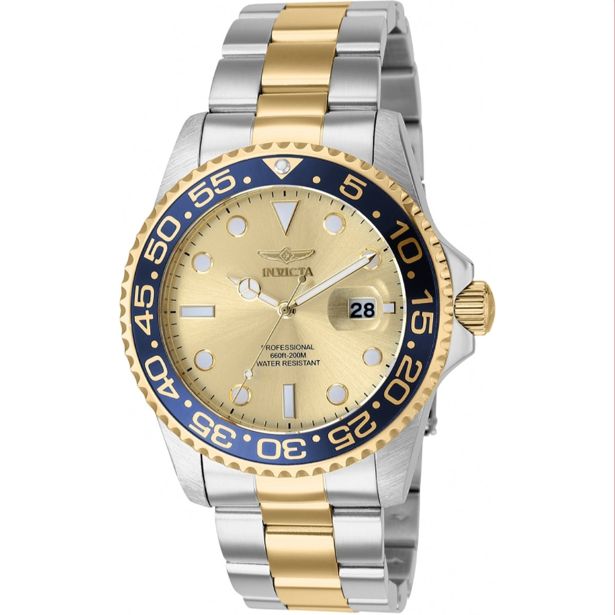 Invicta Men's 36549 Pro Diver Gold-Tone and Silver Stainless Steel Watch