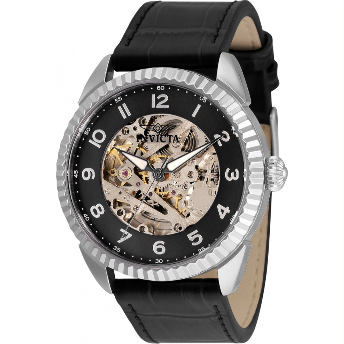 Invicta Men's 36560 Specialty Automatic Black Leather Watch