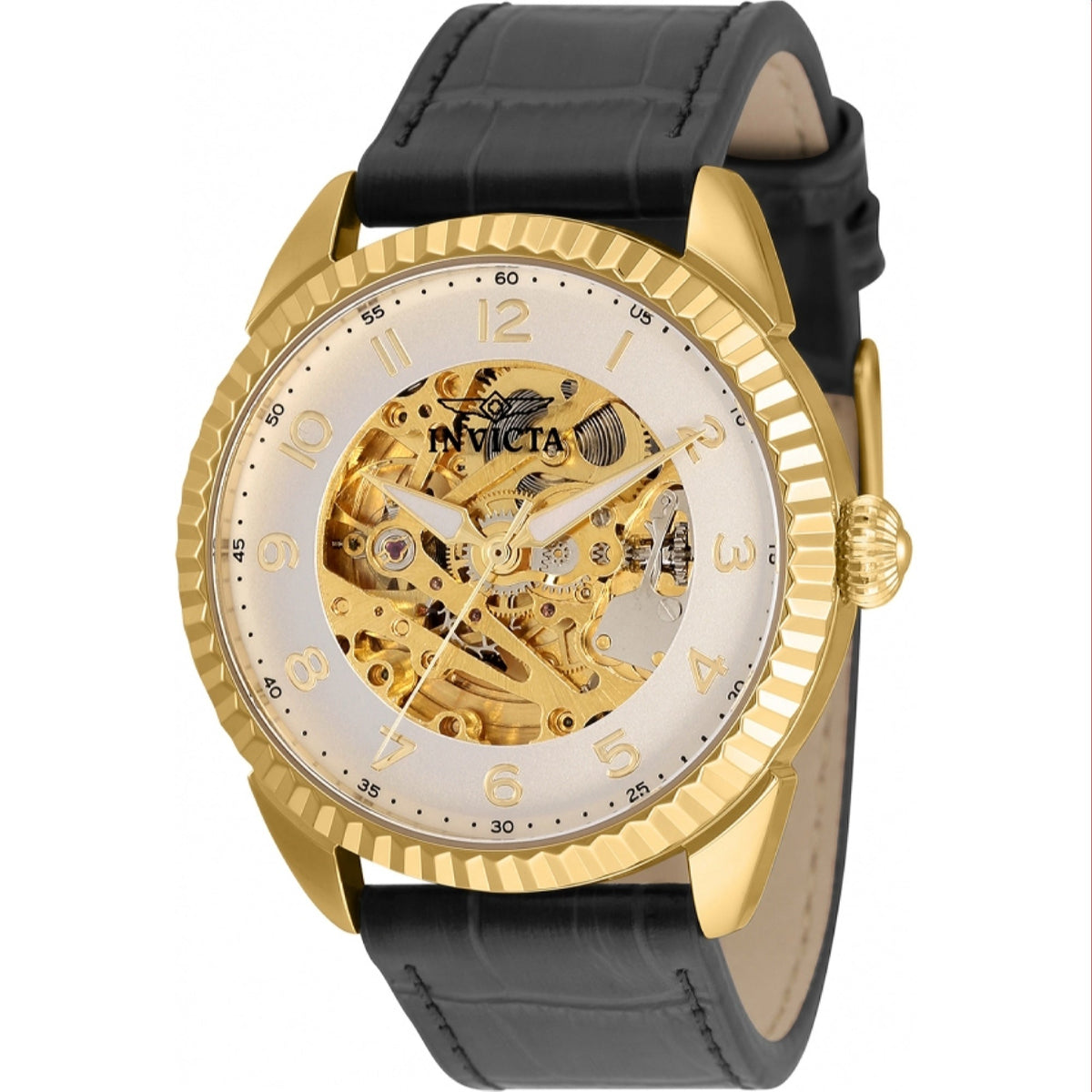 Invicta Men's 36562 Specialty Black Leather Watch