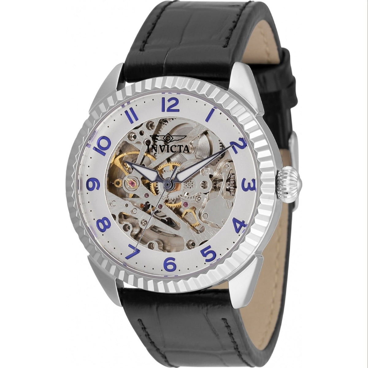 Invicta Men's 36565 Specialty Automatic Black Leather Watch