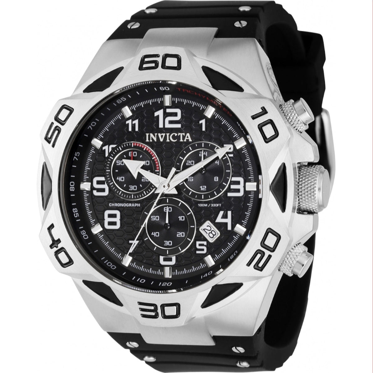 Invicta Men's 36673 Coalition Forces Black Silicone Watch