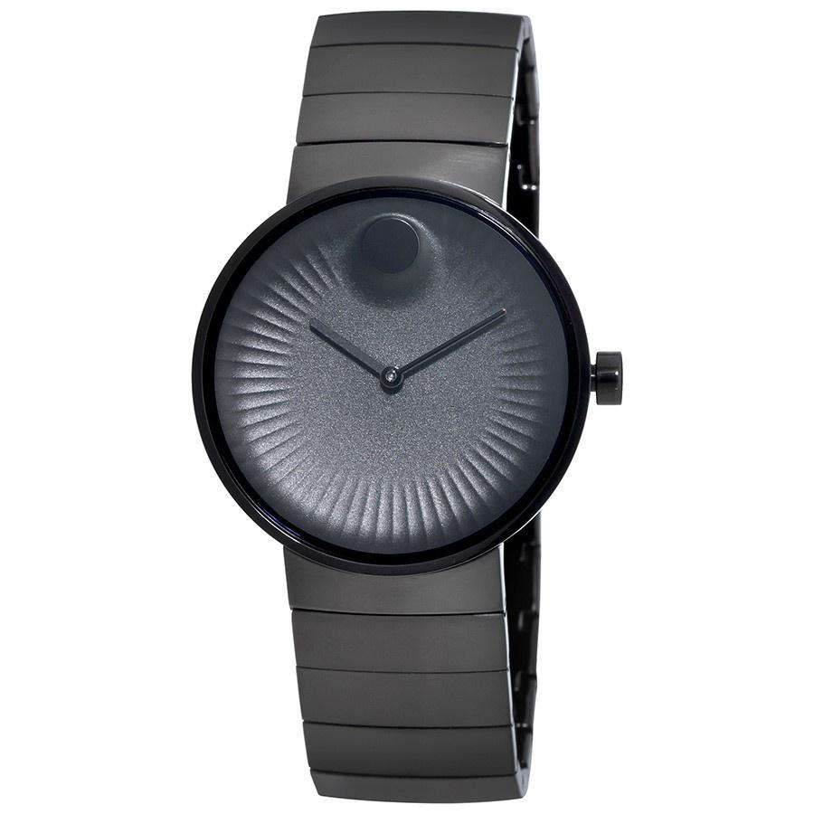 Movado Men's 3680007 Edge Black Stainless Steel Watch
