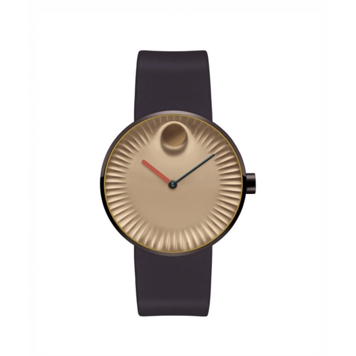 Movado Women's 3680043 Edge Dot Brown Leather Watch