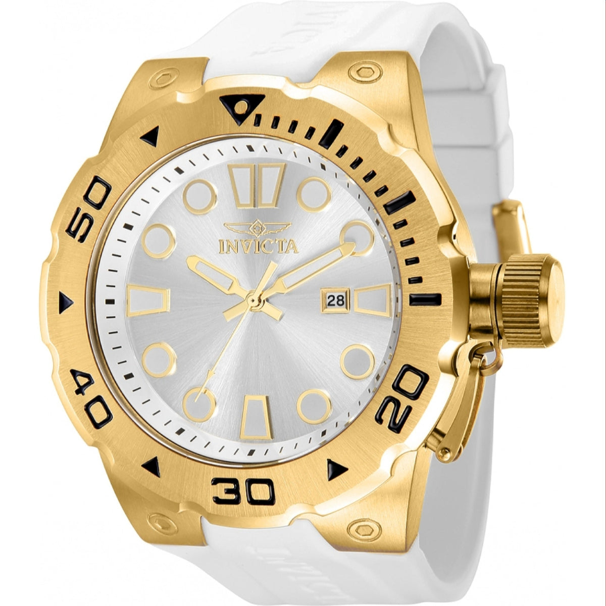 Invicta Men's 36989 Pro Diver White Stainless Steel Watch