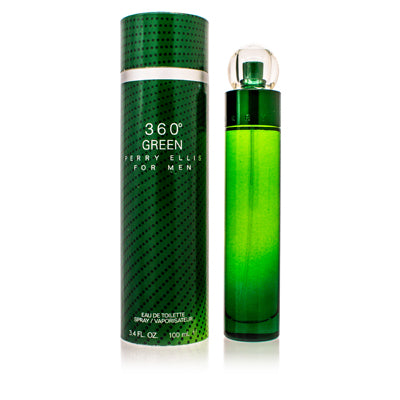 360 Green Perry Ellis Edt Spray 3.4 Oz (100 Ml) For Men 21101277
