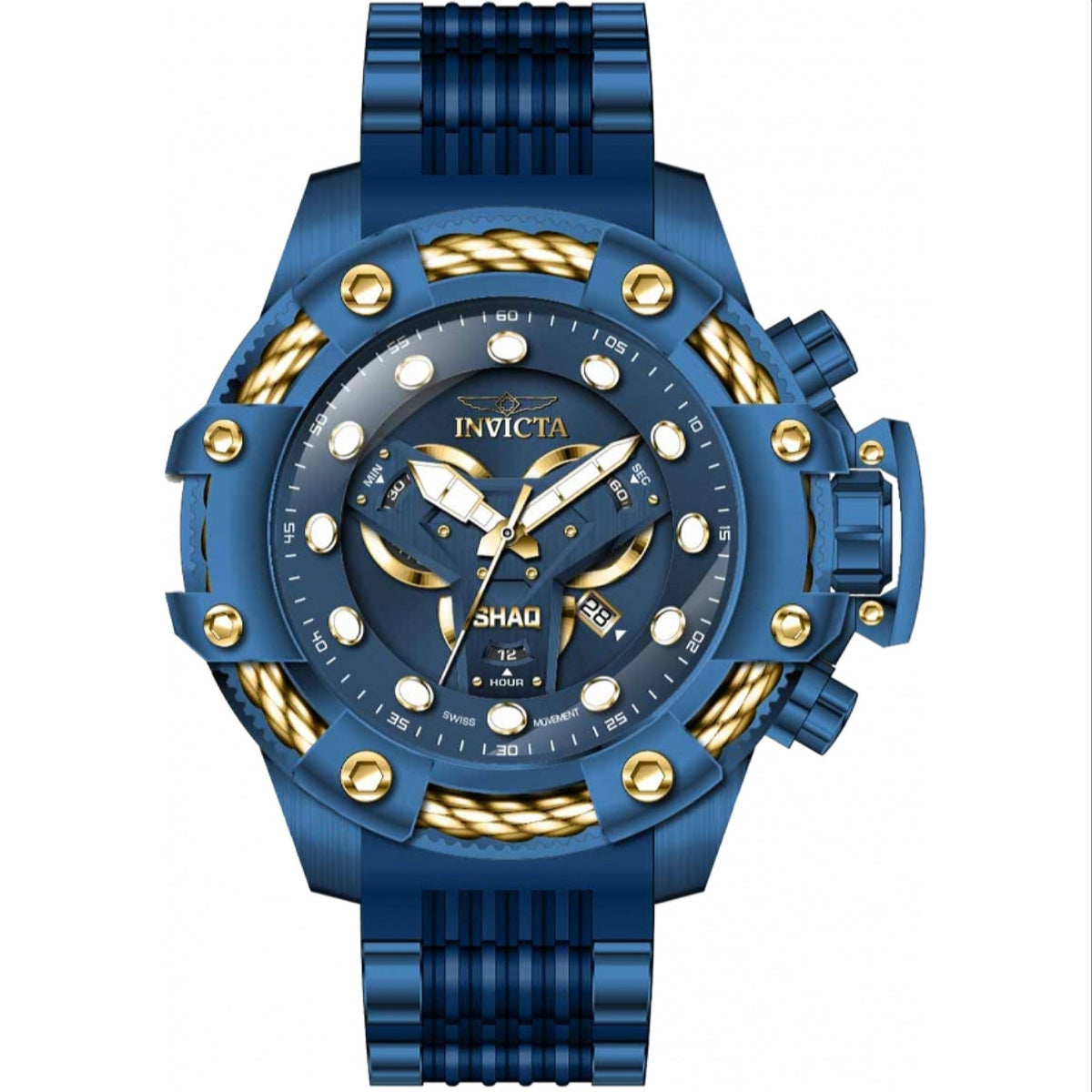 Invicta Men's 37026 Shaq Blue Stainless Steel Watch