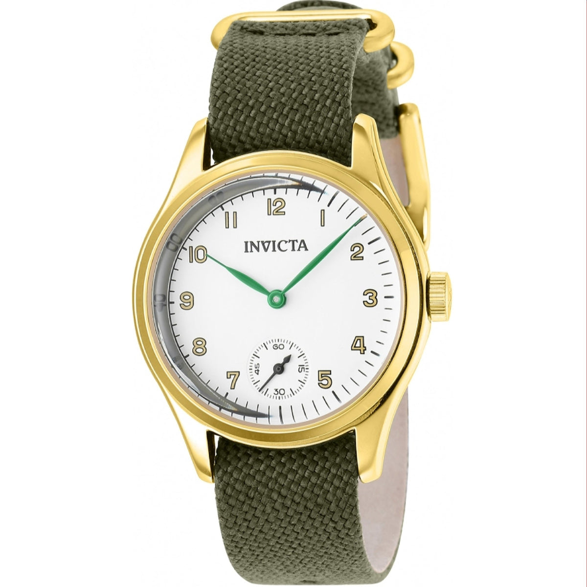 Invicta Men's 37072 Vintage Green Canvas Watch