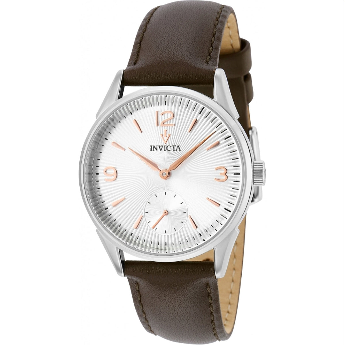 Invicta Men's 37077 Vintage Brown Leather Watch
