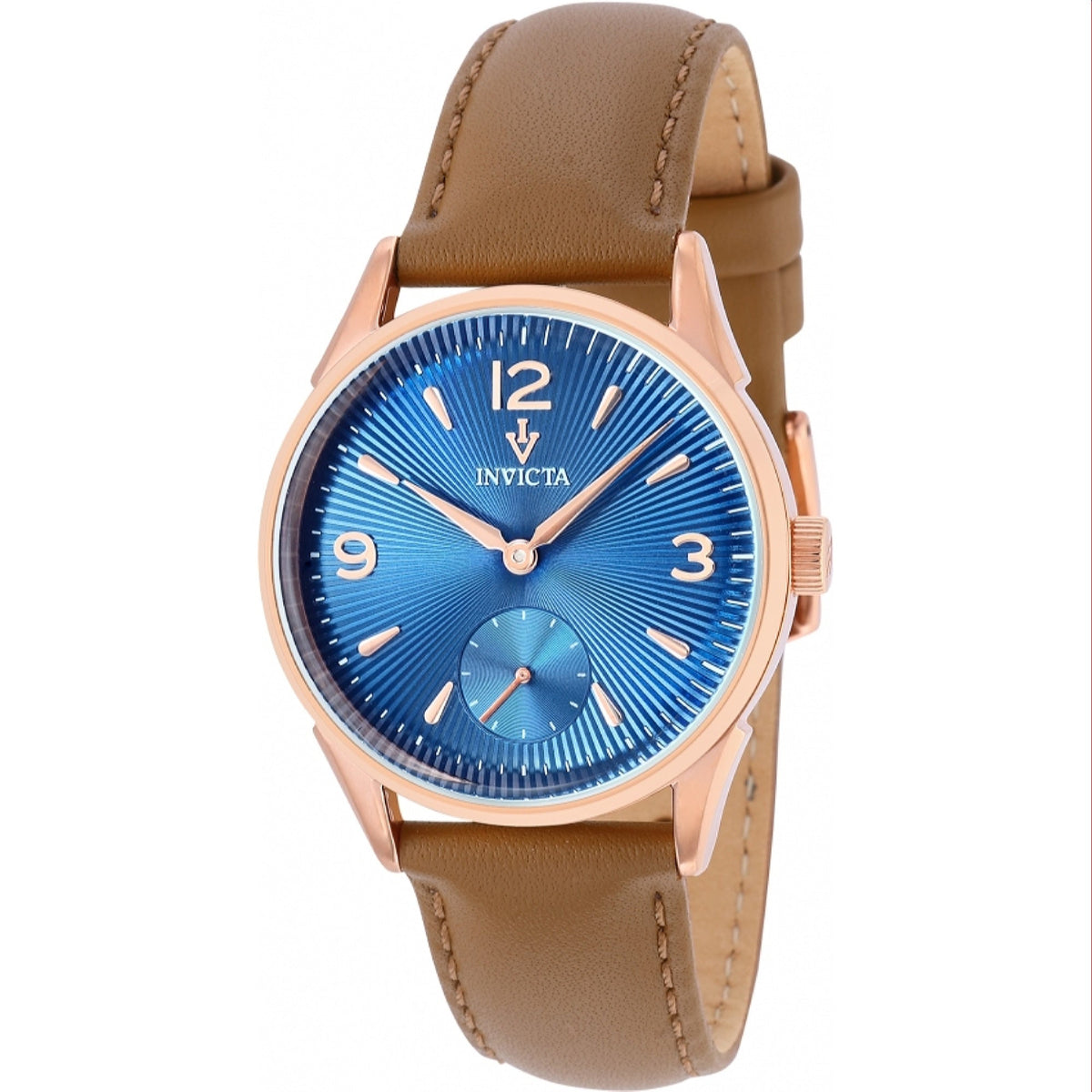 Invicta Men's 37079 Vintage Brown Leather Watch