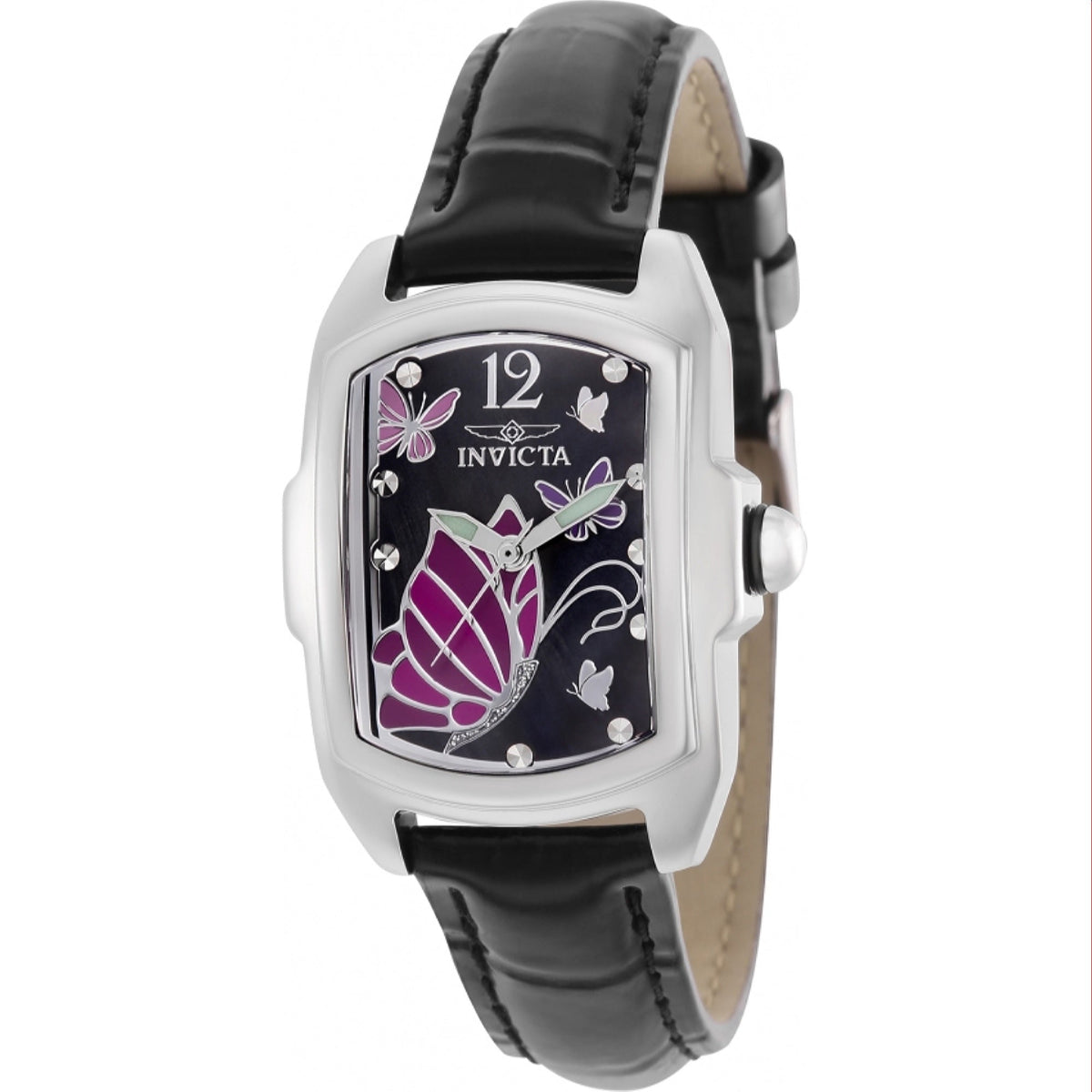 Invicta Women's 37115 Lupah Black Leather Watch