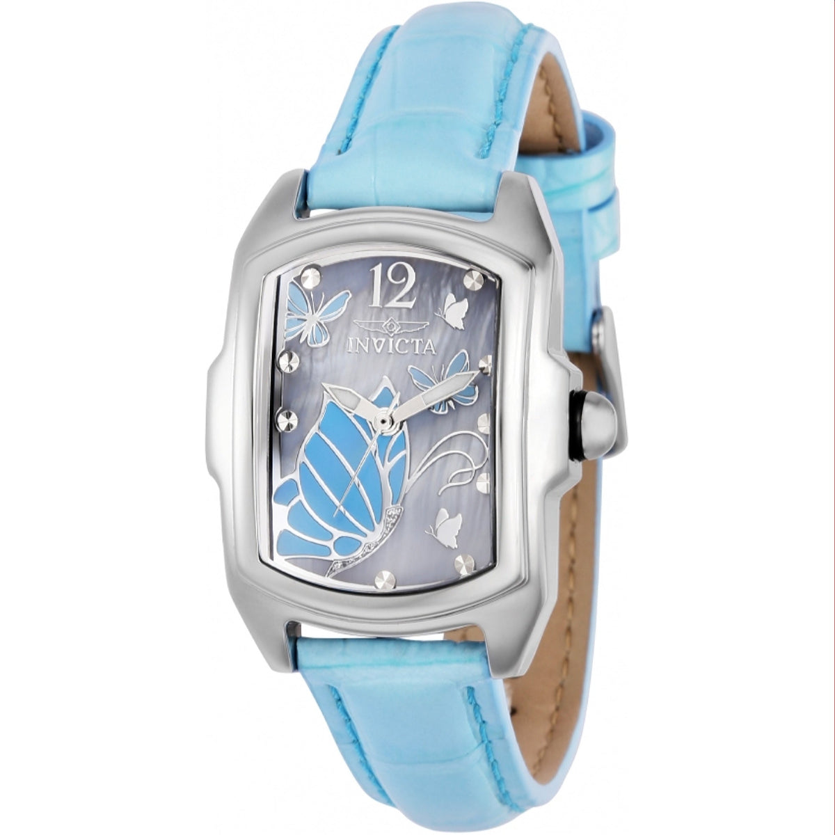 Invicta Women&#39;s 37116 Lupah Blue Leather Watch