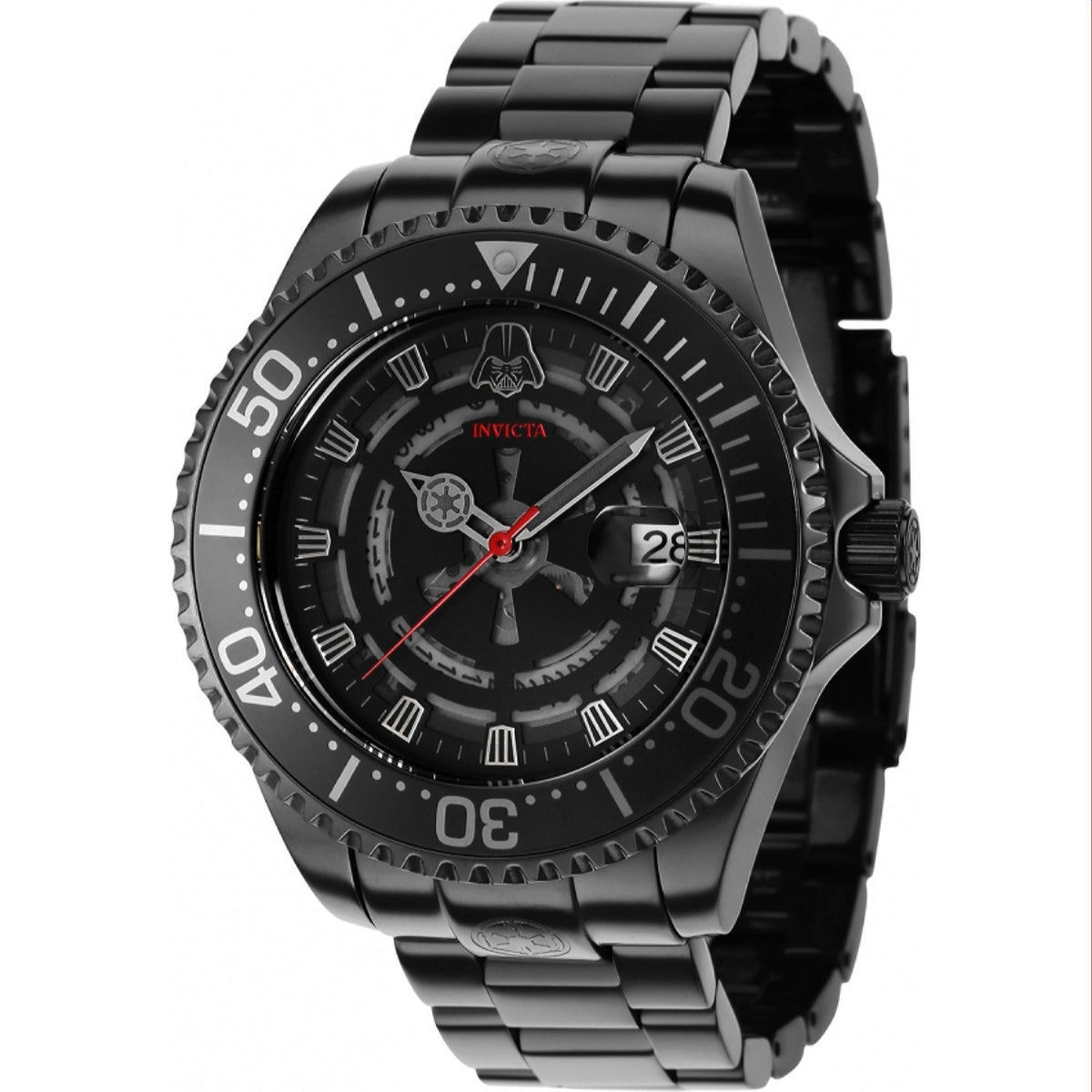 Invicta Men's 37187 Star Wars Darth Vader Automatic Black Stainless Steel Watch