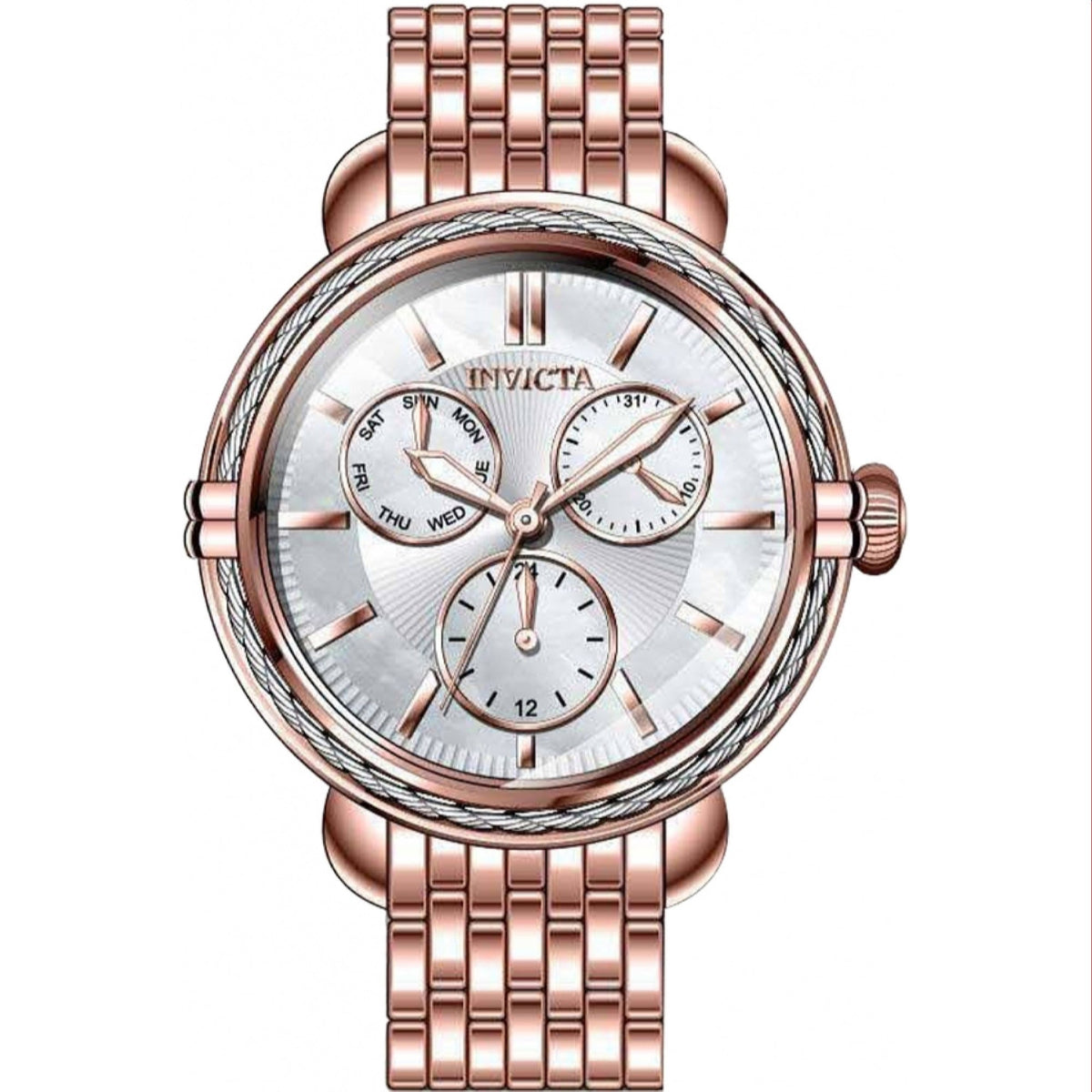 Invicta Women's 37273 Wildflower Rose-Tone Stainless Steel Watch