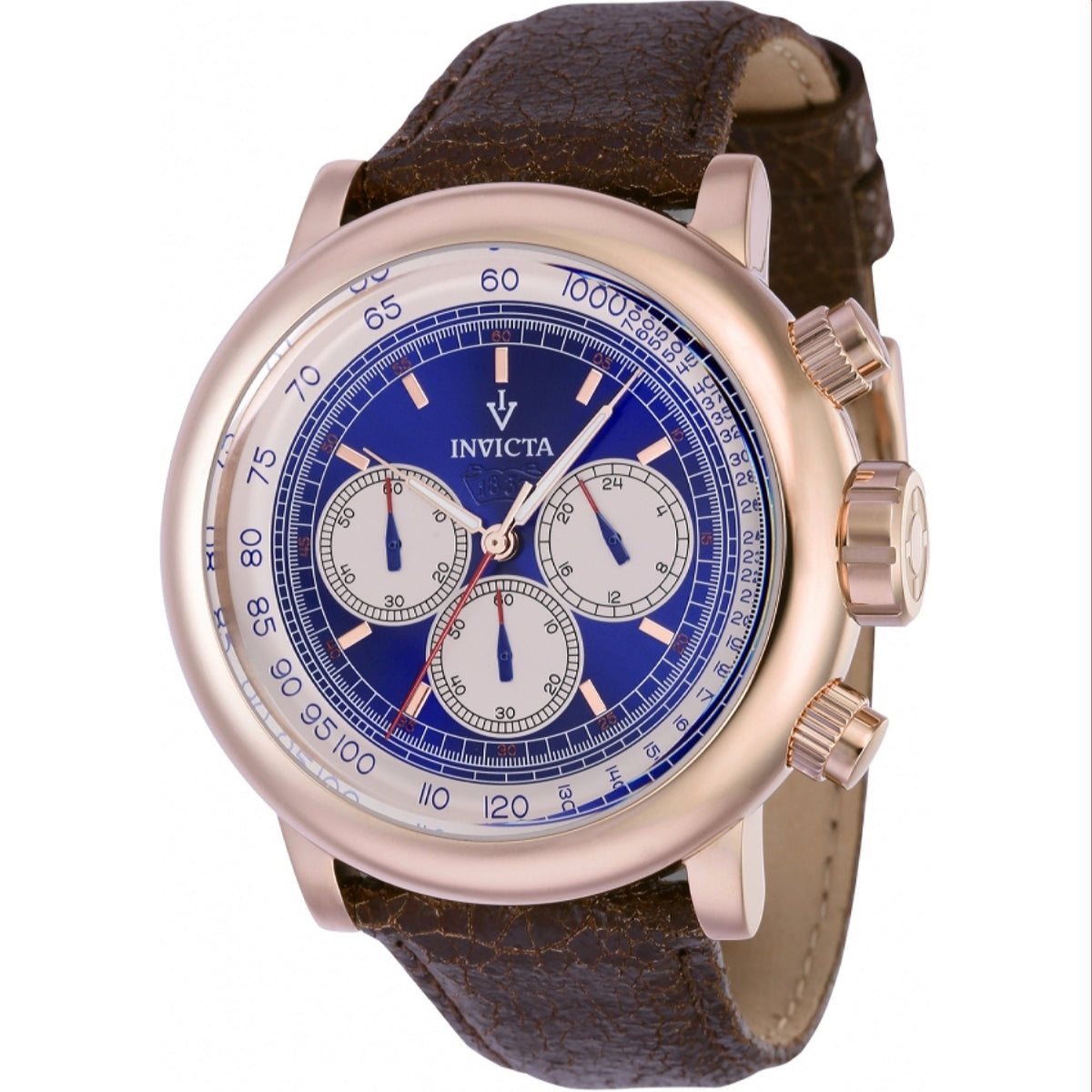 Invicta Men's 37324 Vintage Brown Leather Watch