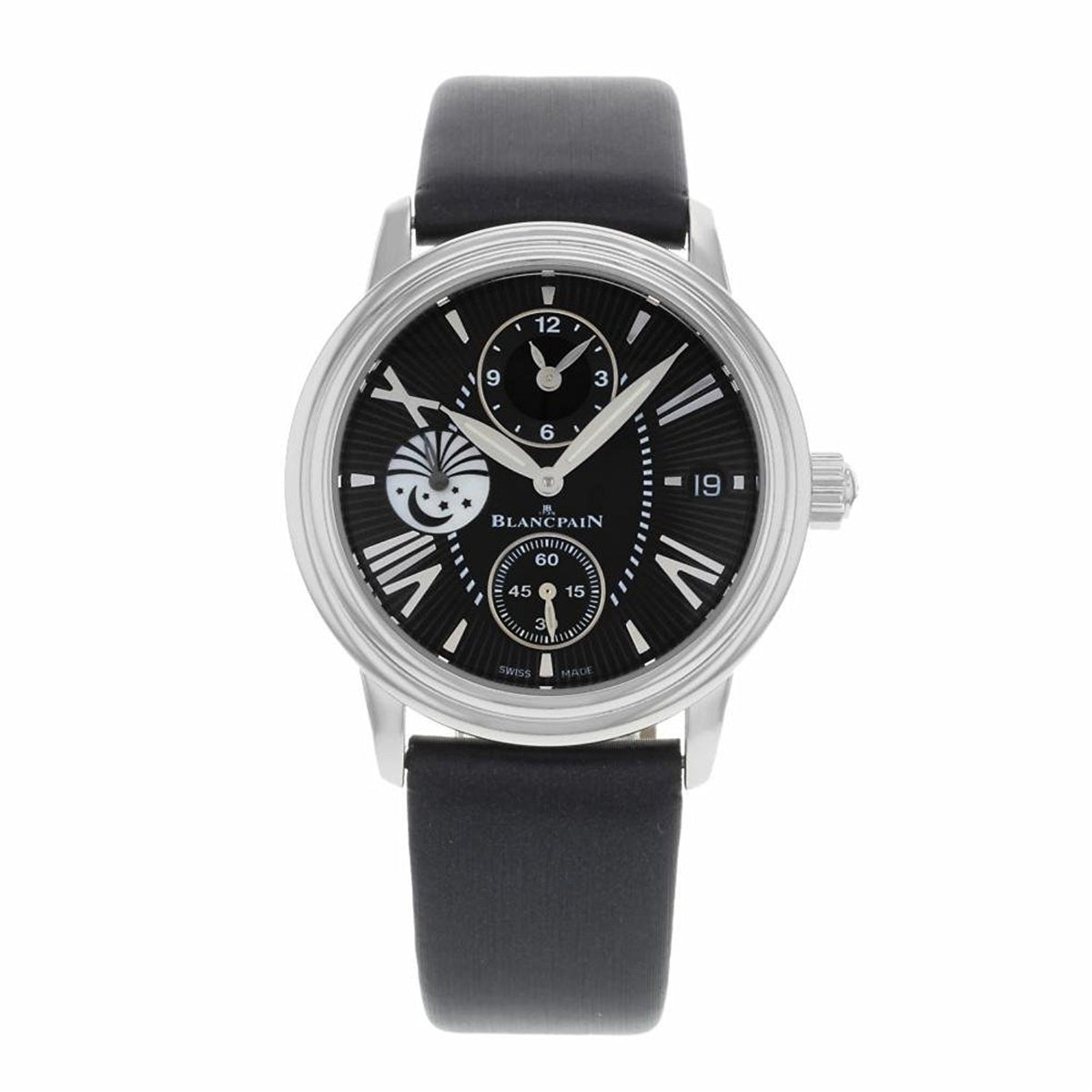 Blancpain Women's 3760-1130-52B Specialites Black Satin Watch