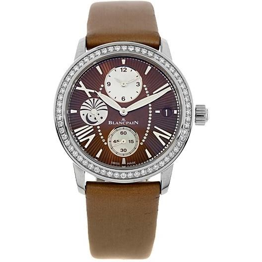 Blancpain Women's 3760-1946-52B Specialites Brown Satin Watch