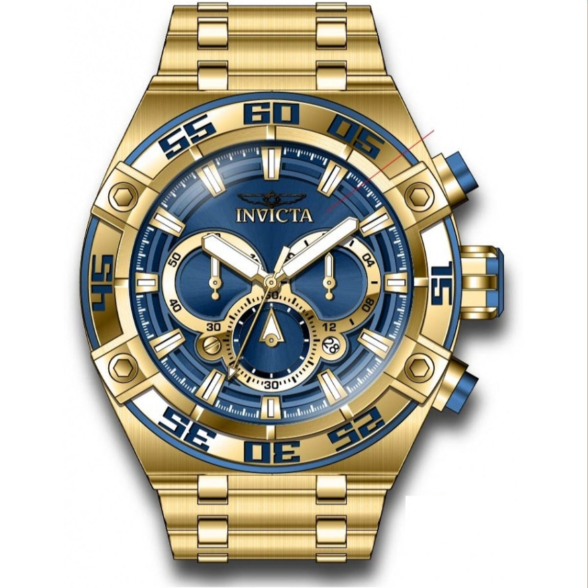 Invicta Men's 37641 Gold-Tone Stainless Steel Watch
