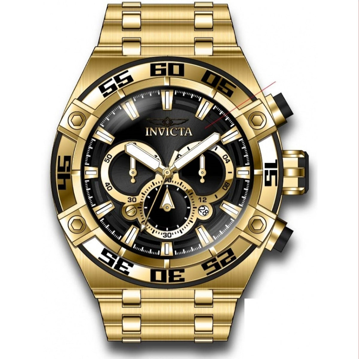 Invicta Men's 37643 Coalition Forces Gold-Tone Stainless Steel Watch