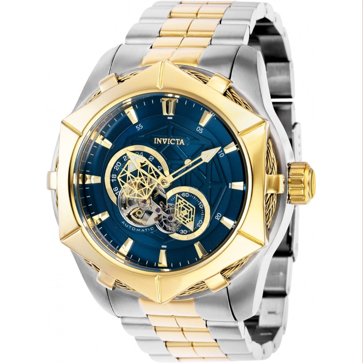Invicta Men's 37689 Gold-Tone and Silver Stainless Steel Watch