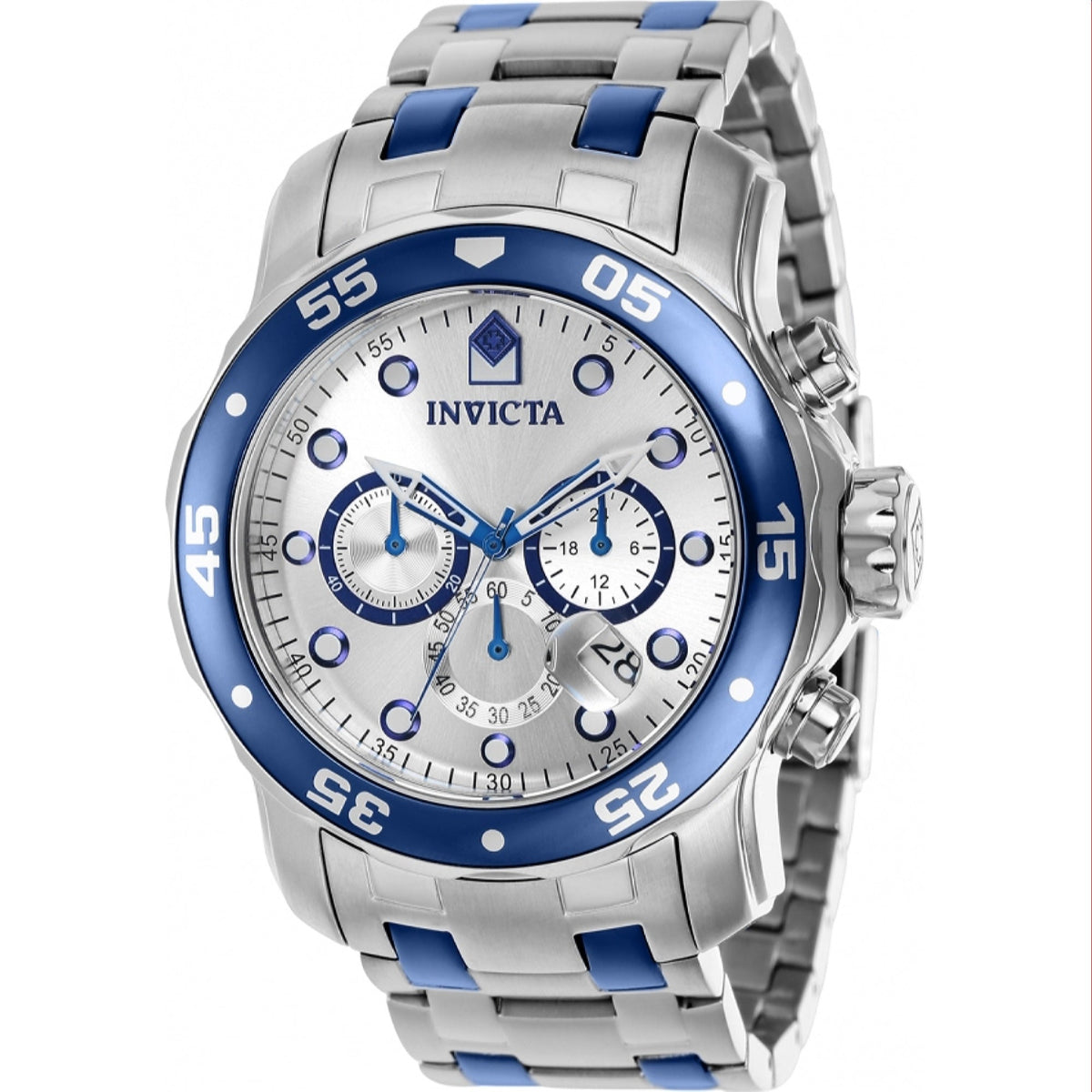 Invicta Men's 37691 Pro Diver Blue and Silver Stainless Steel Watch