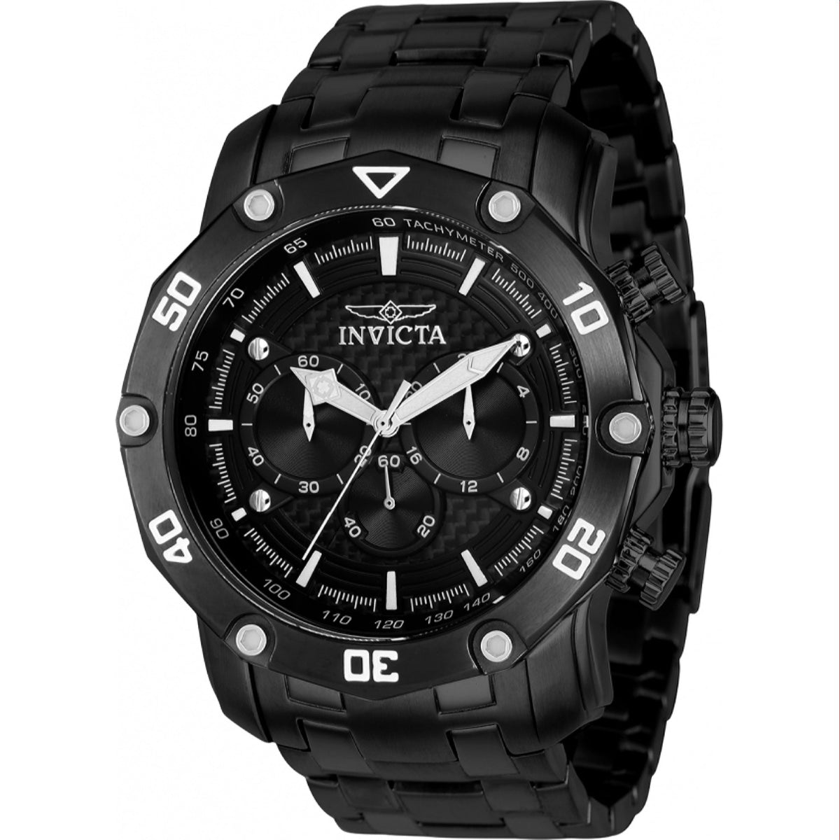 Invicta Men's 37724 Pro Diver Scuba Black Stainless Steel Watch
