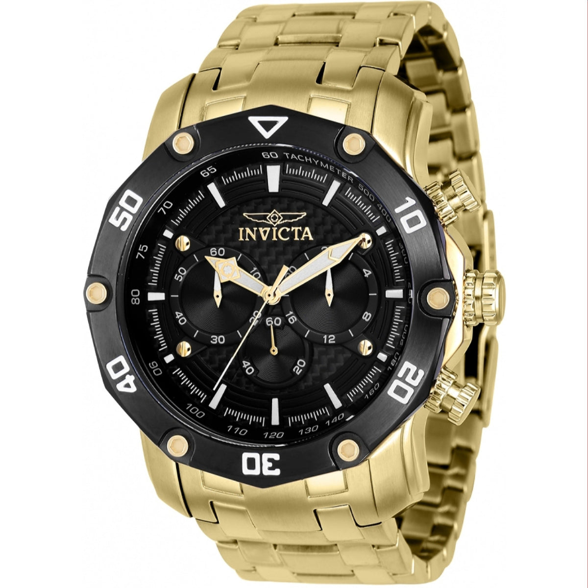 Invicta Men's 37725 Pro Diver Scuba Gold-Tone Stainless Steel Watch