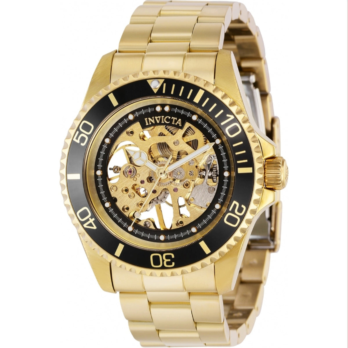 Invicta Men's 37880 Pro Diver Mechanical Gold-Tone Stainless Steel Watch