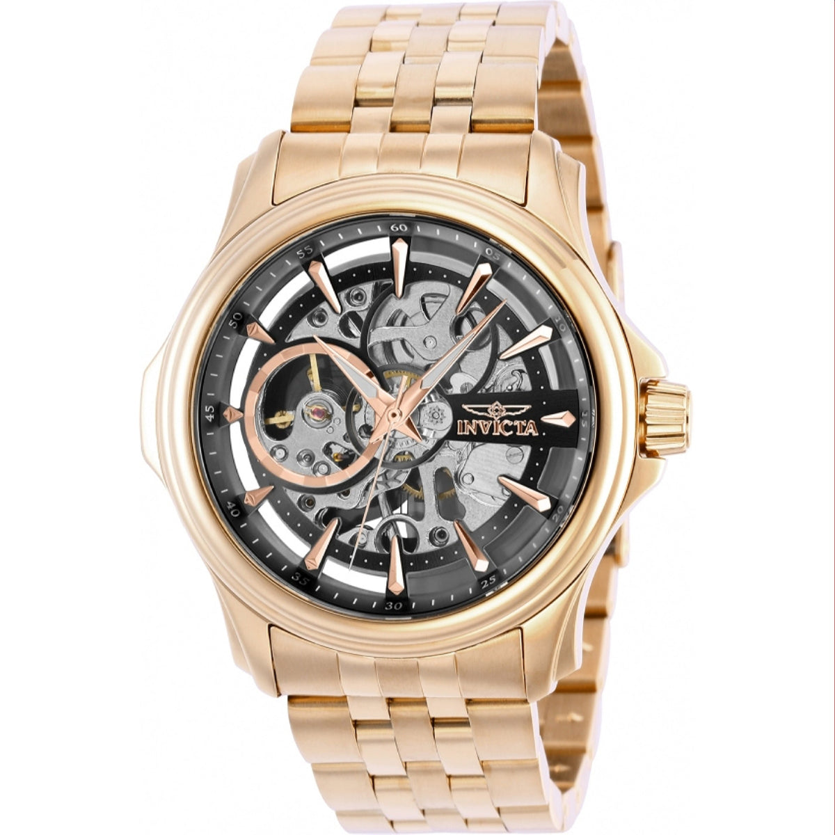 Invicta Men's 37947 Vintage Mechanical Rose-Tone Stainless Steel Watch