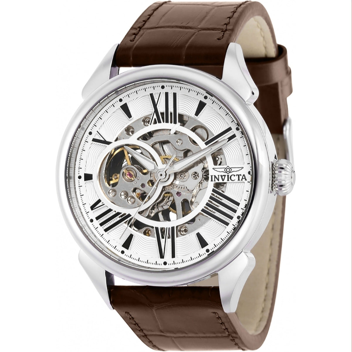 Invicta Men's 38160 Vintage Mechanical Brown Leather Watch