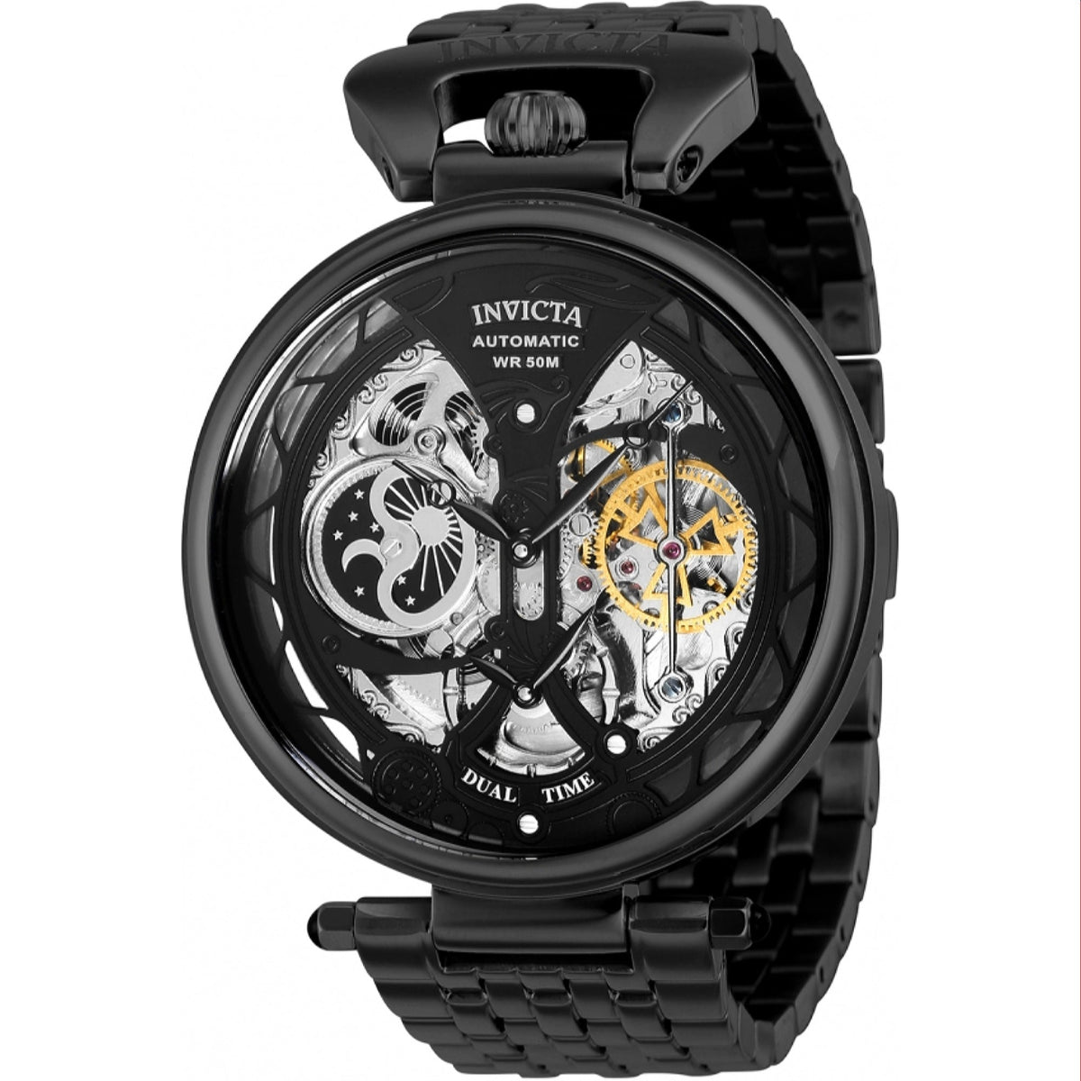 Invicta Men's 38386 Black Stainless Steel Watch