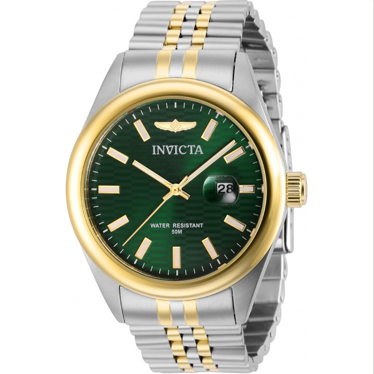 Invicta Men's 38418 Aviator Gold-Tone and Silver Stainless Steel Watch