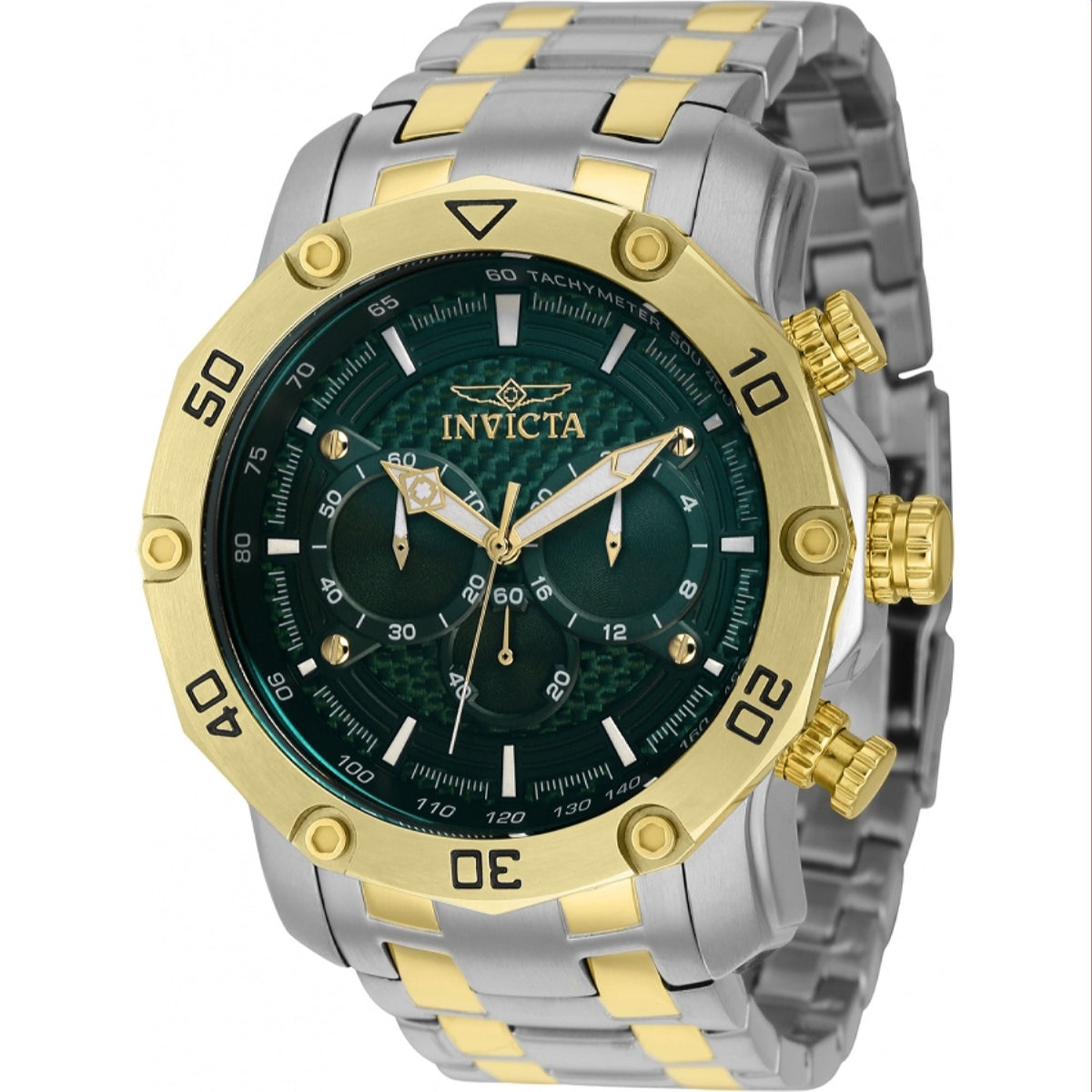 Invicta Men's 38446 Pro Diver Gold-Tone and Silver Stainless Steel Watch