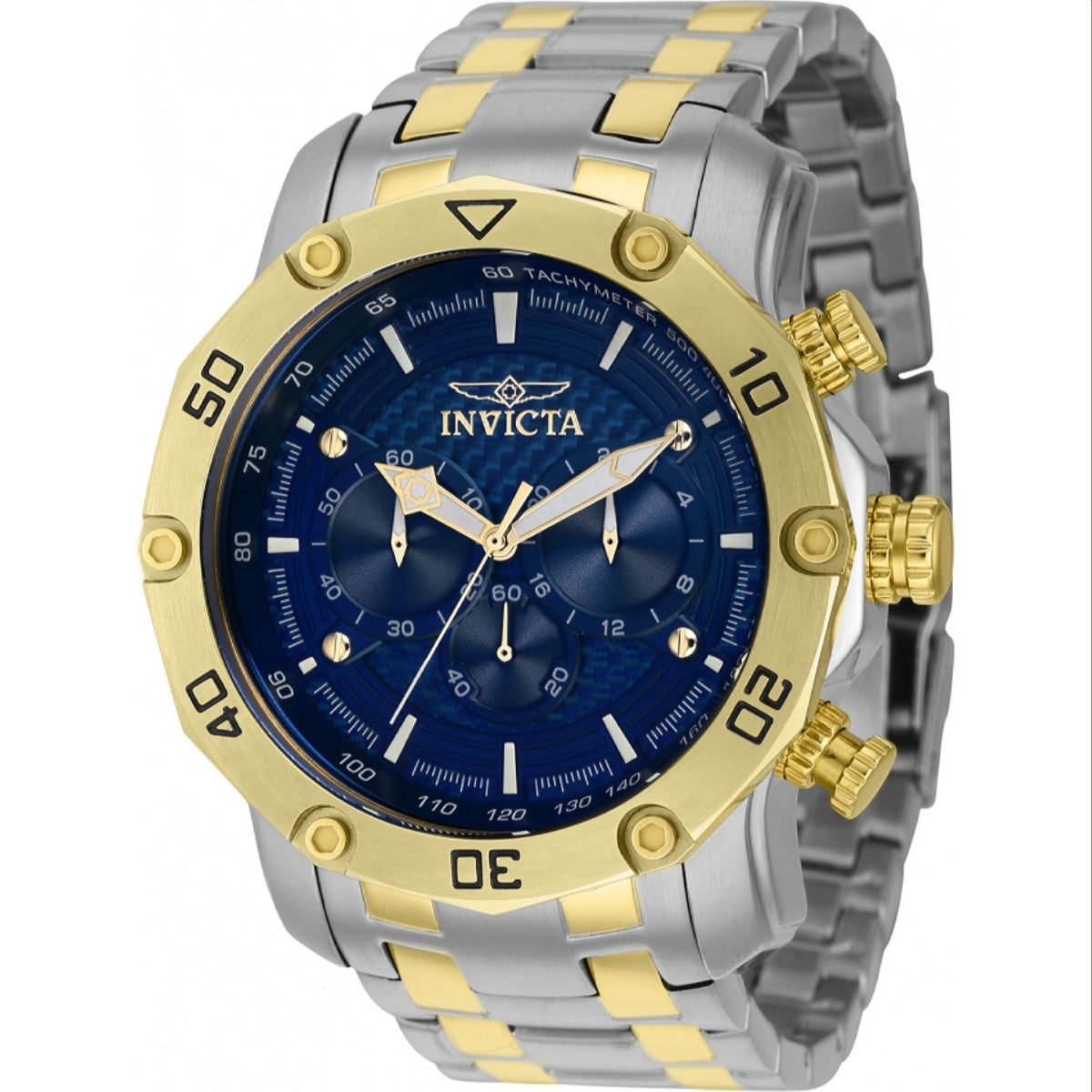 Invicta Men's 38447 Pro Diver Gold-Tone and Silver Stainless Steel Watch