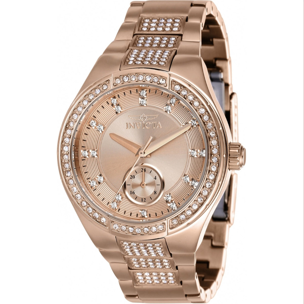 Invicta Women's 38633 Specialty Rose-Tone Stainless Steel Watch