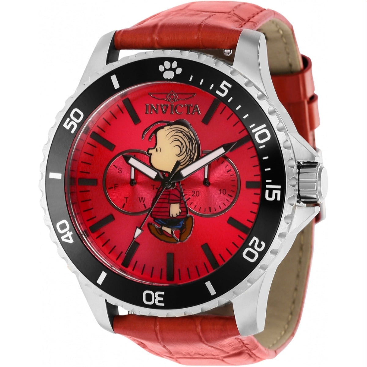 Invicta Men's 38642 Red Leather Watch