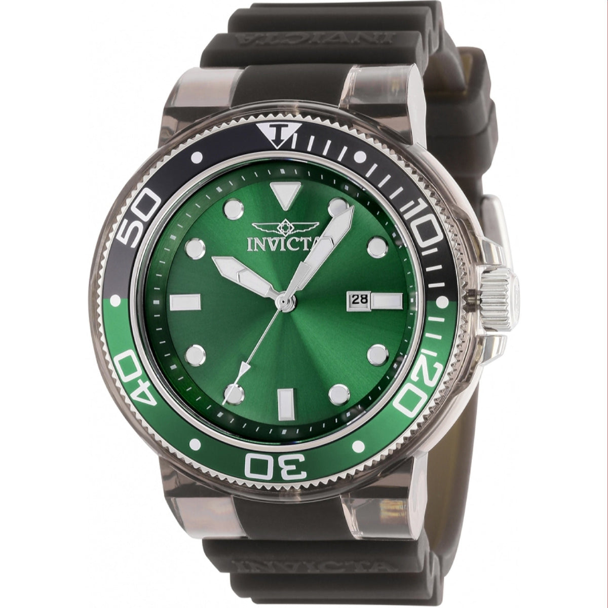 Invicta Men's 38885 Black Silicone Watch