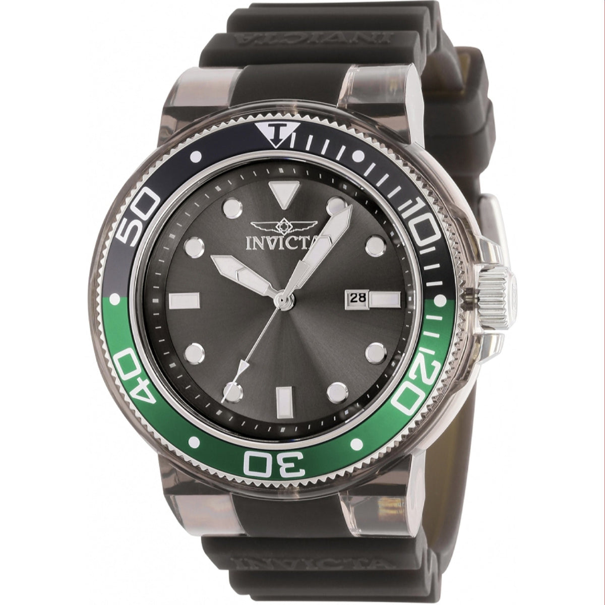 Invicta Men&#39;s 38886 Pro Diver Black Silicone Watch