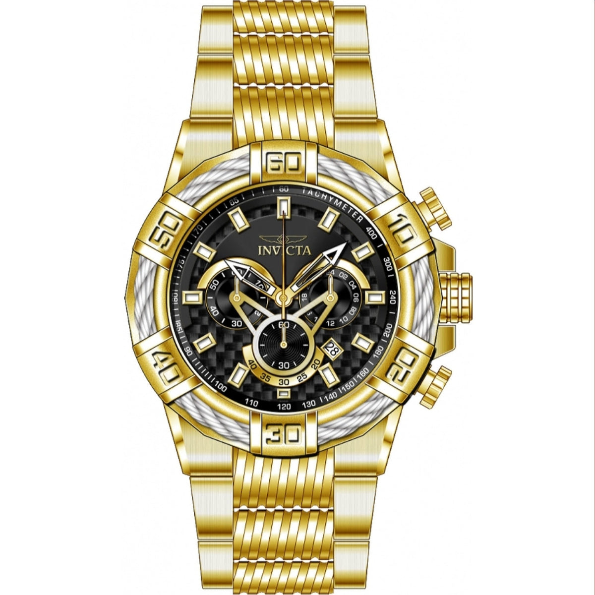 Invicta Men's 38953 Bolt Gold-Tone Stainless Steel Watch