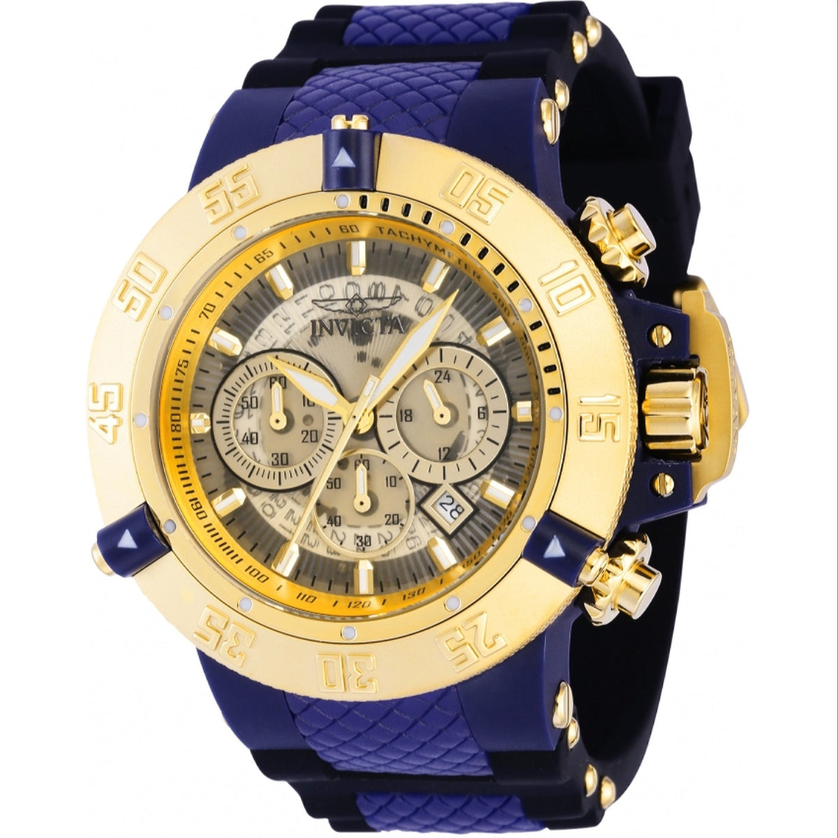 Invicta Men's 39005 Subaqua Noma III Black and Blue Polyurethane and Stainless Steel Watch