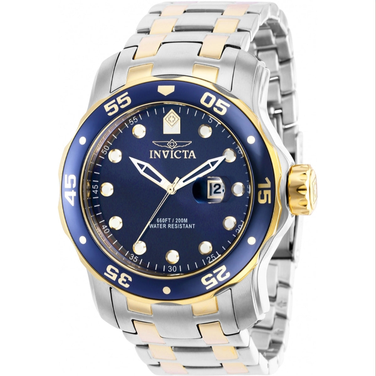 Invicta Men's 39089 Pro Diver Gold-Tone and Silver Stainless Steel Watch