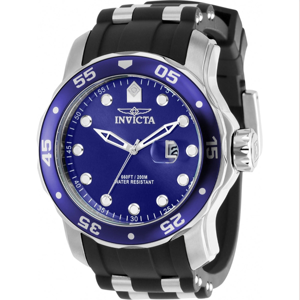 Invicta Men's 39096 Pro Diver Black Polyurethane and Stainless Steel Watch