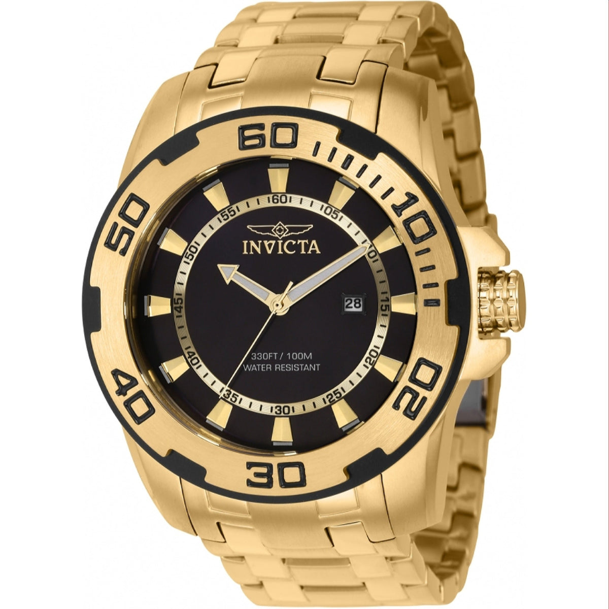 Invicta Men's 39109 Gold-Tone Stainless Steel Watch