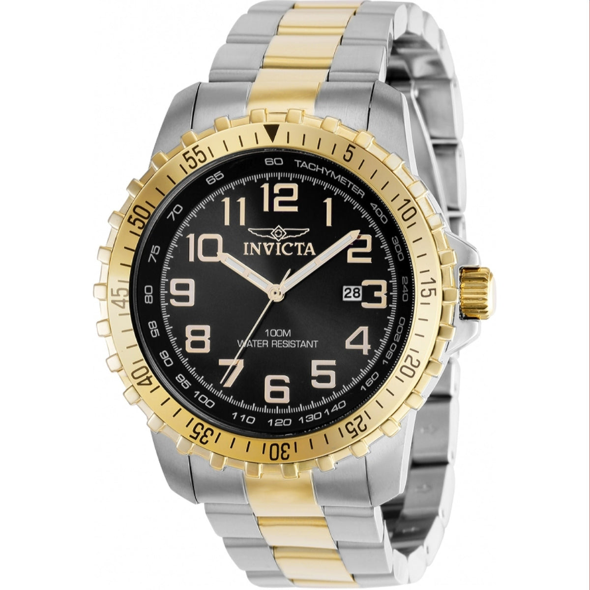 Invicta Men&#39;s 39121 Specialty Gold-Tone and Silver Stainless Steel Watch