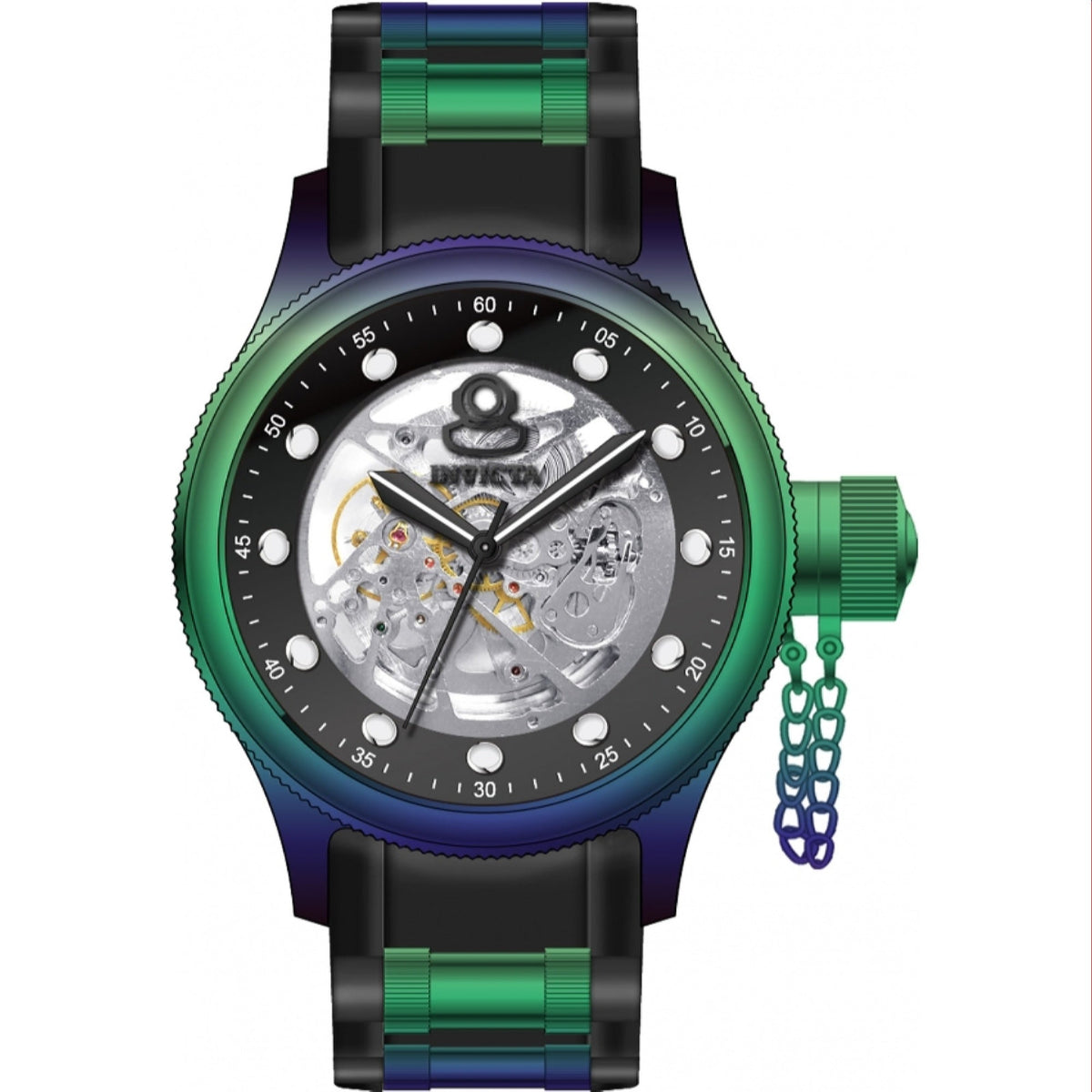 Invicta Men's 39168 Iridescent Polyurethane and Stainless Steel Watch
