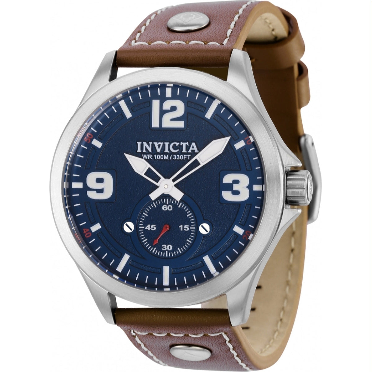 Invicta Men's 39185 Aviator Brown Stainless Steel Watch