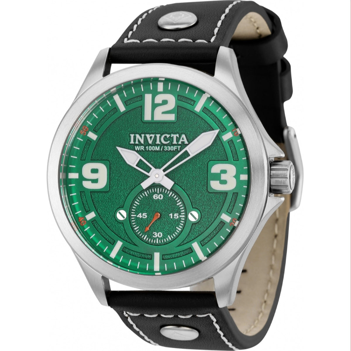 Invicta Men&#39;s 39186 Aviator Brown Stainless Steel Watch