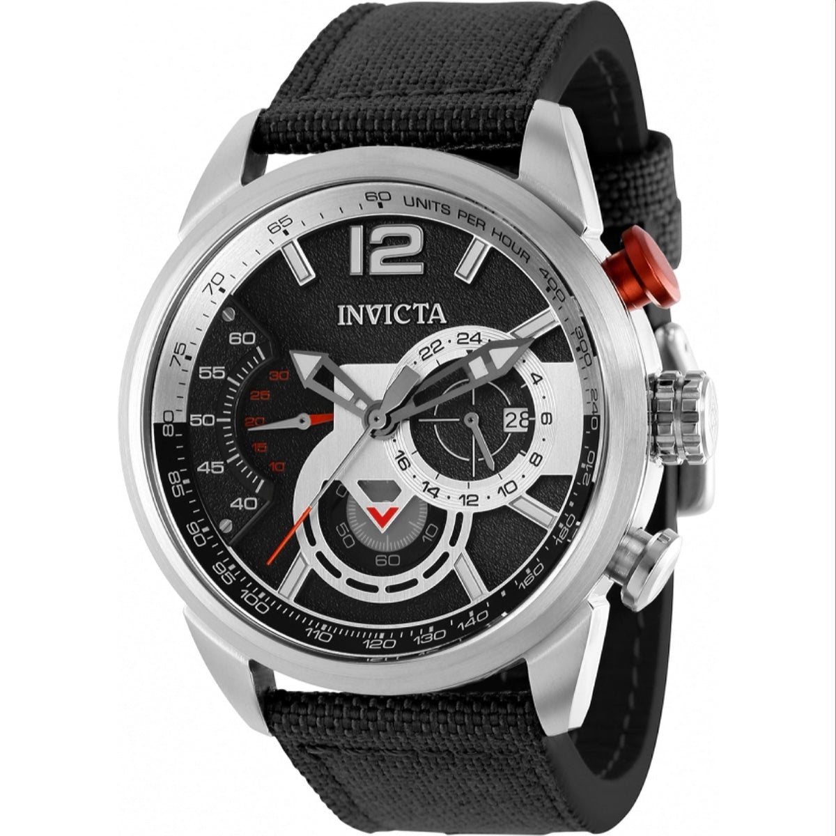 Invicta Men's 39652 Aviator Black Nylon Watch