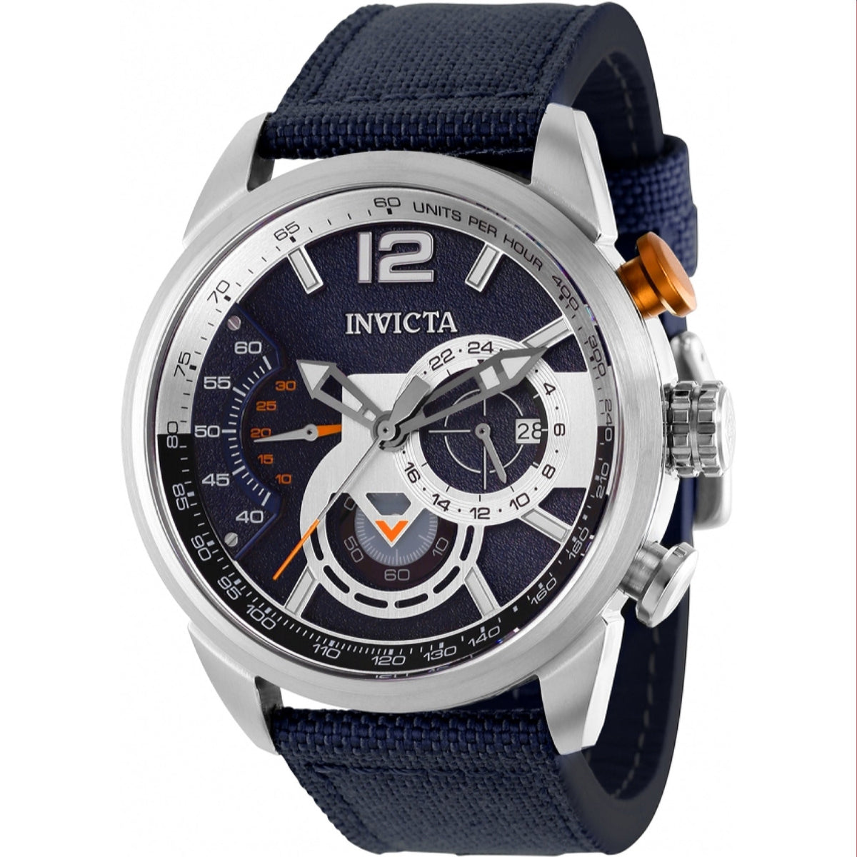 Invicta Men's 39655 Aviator Blue Nylon Watch