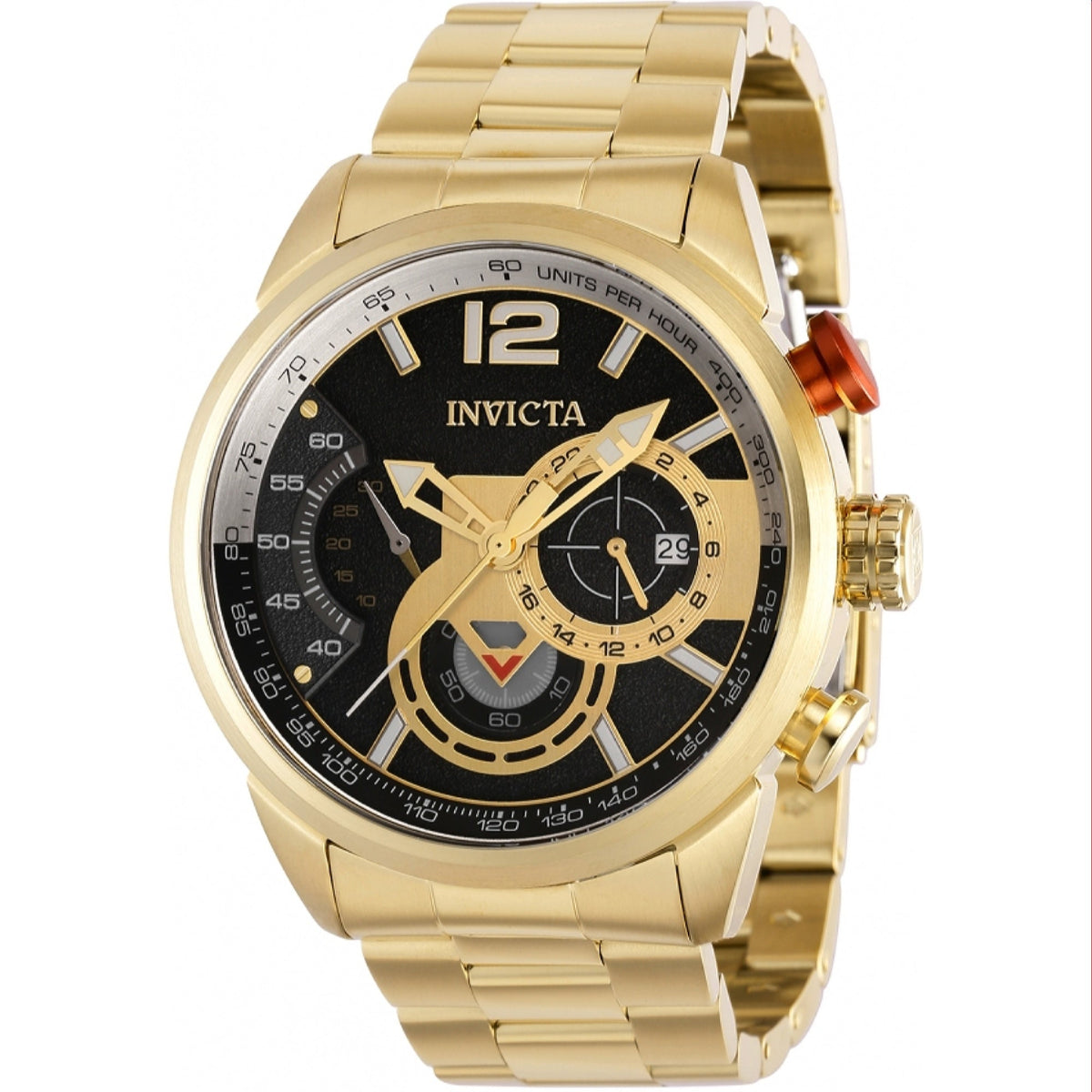 Invicta Men's 39661 Aviator Stainless Steel Watch